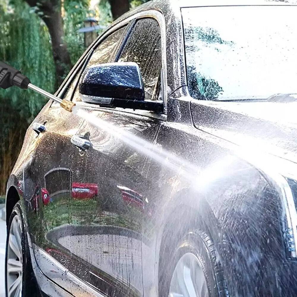 Idropulitrice Portatile a Batteria – Alta Pressione, 2 Batterie Ricaricabili, Accessori Inclusi